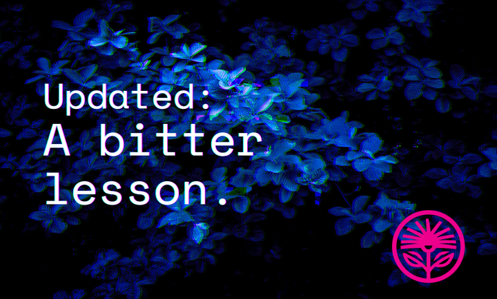 Updated: A bitter lesson — Kelford Labs Daily
